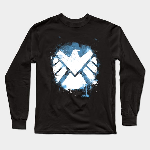 Shield's watercolor - v2 Long Sleeve T-Shirt by ManuLuce